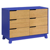 Hudson 6-Drawer Double Dresser, Assembled in Honey