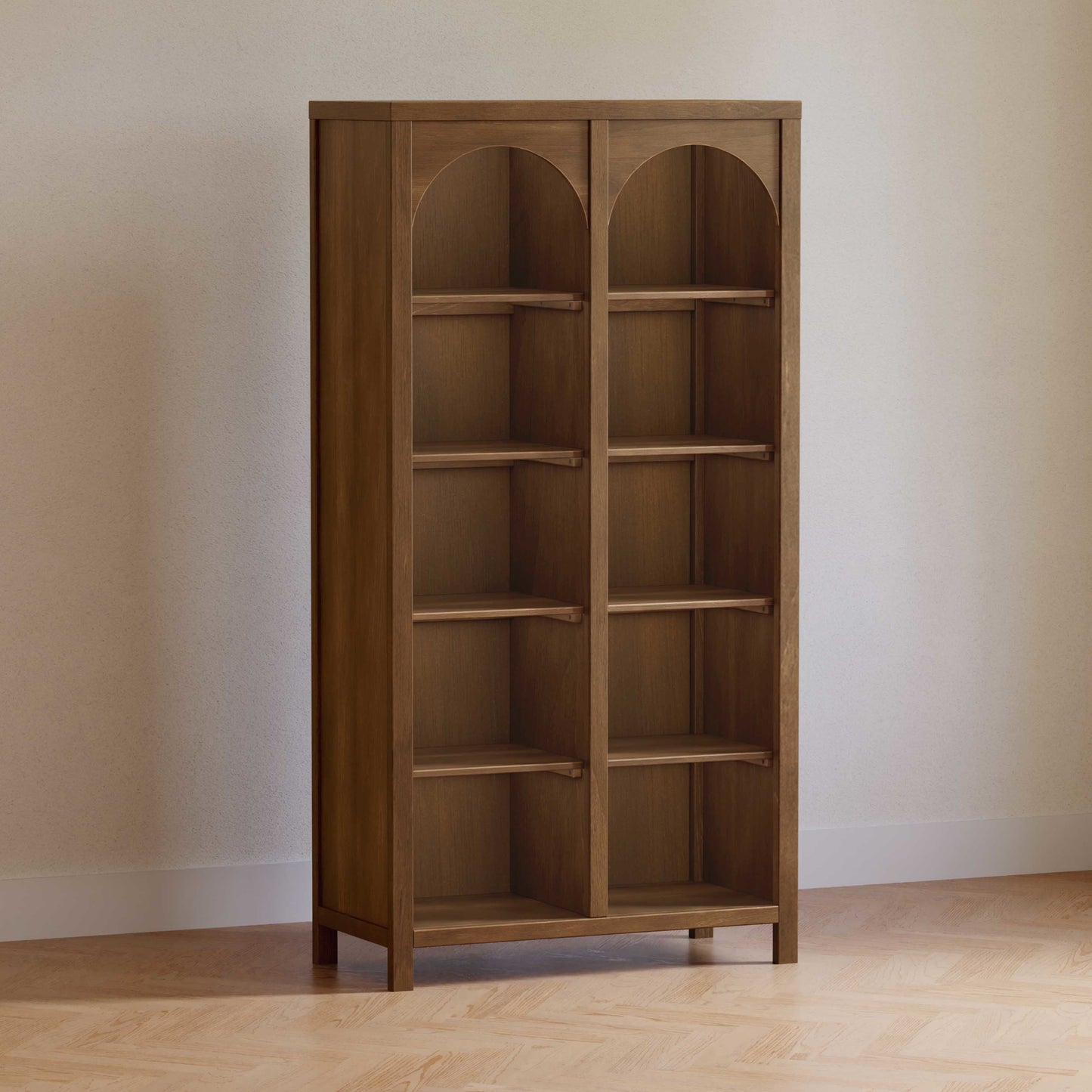 Eloise Bookcase, Assembled in Natural Walnut