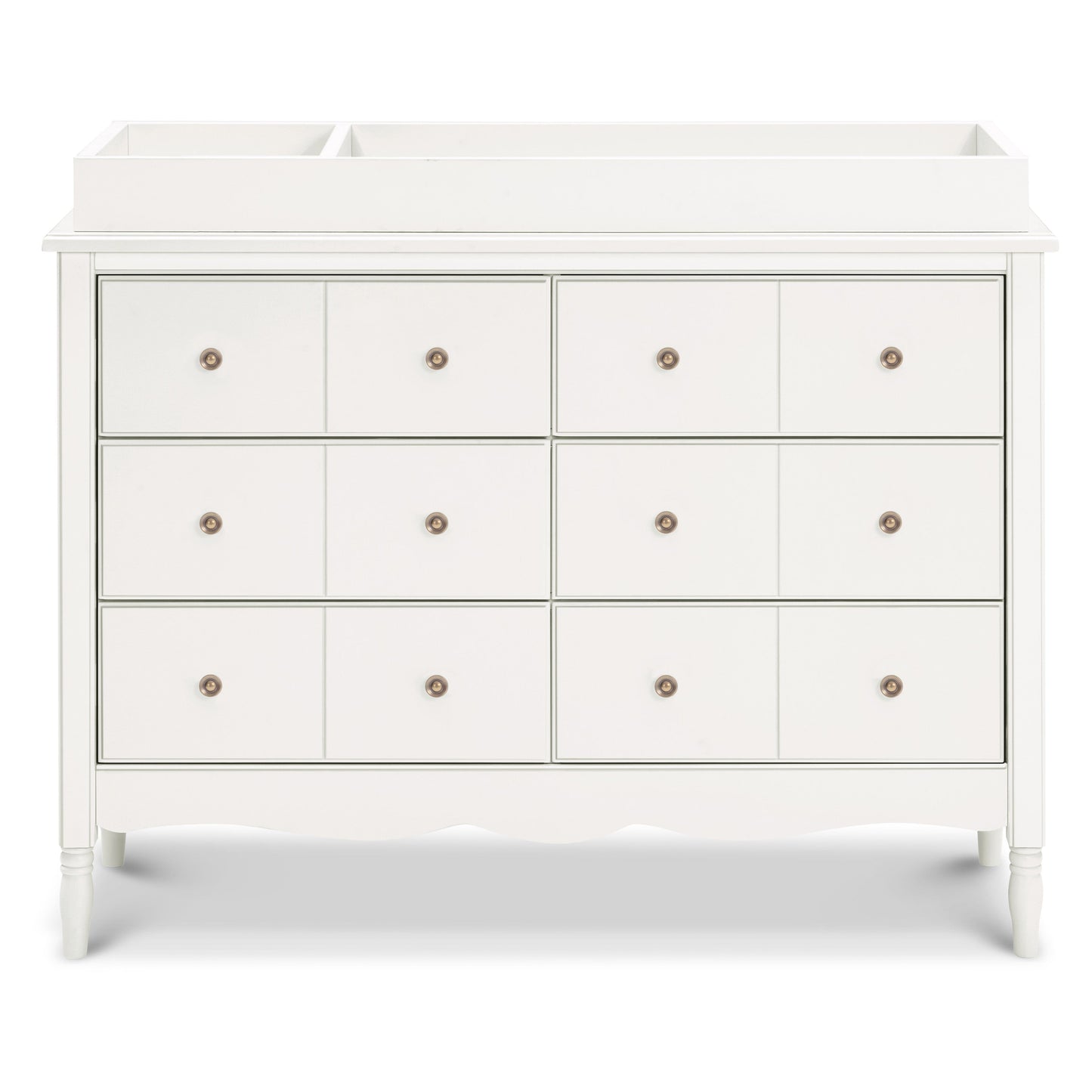 Liberty 6-Drawer Assembled Dresser in Warm White
