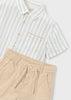 MAYORAL BOY LINEN SHORTS AND SHIRT SET