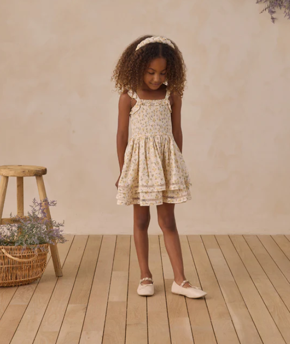 NORALEE BIRDIE DRESS LEMON MEADOW