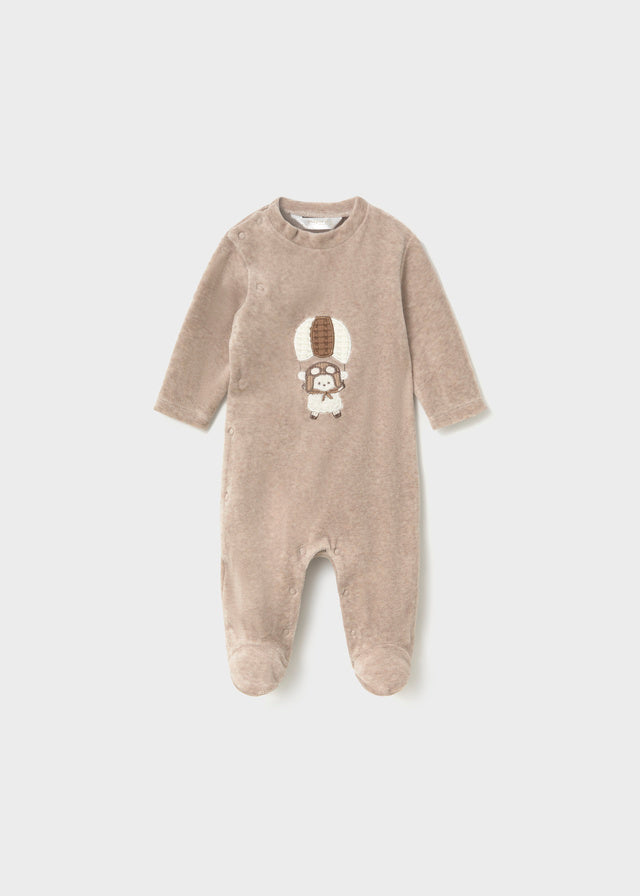 MAYORAL VELOUR FOOTIE