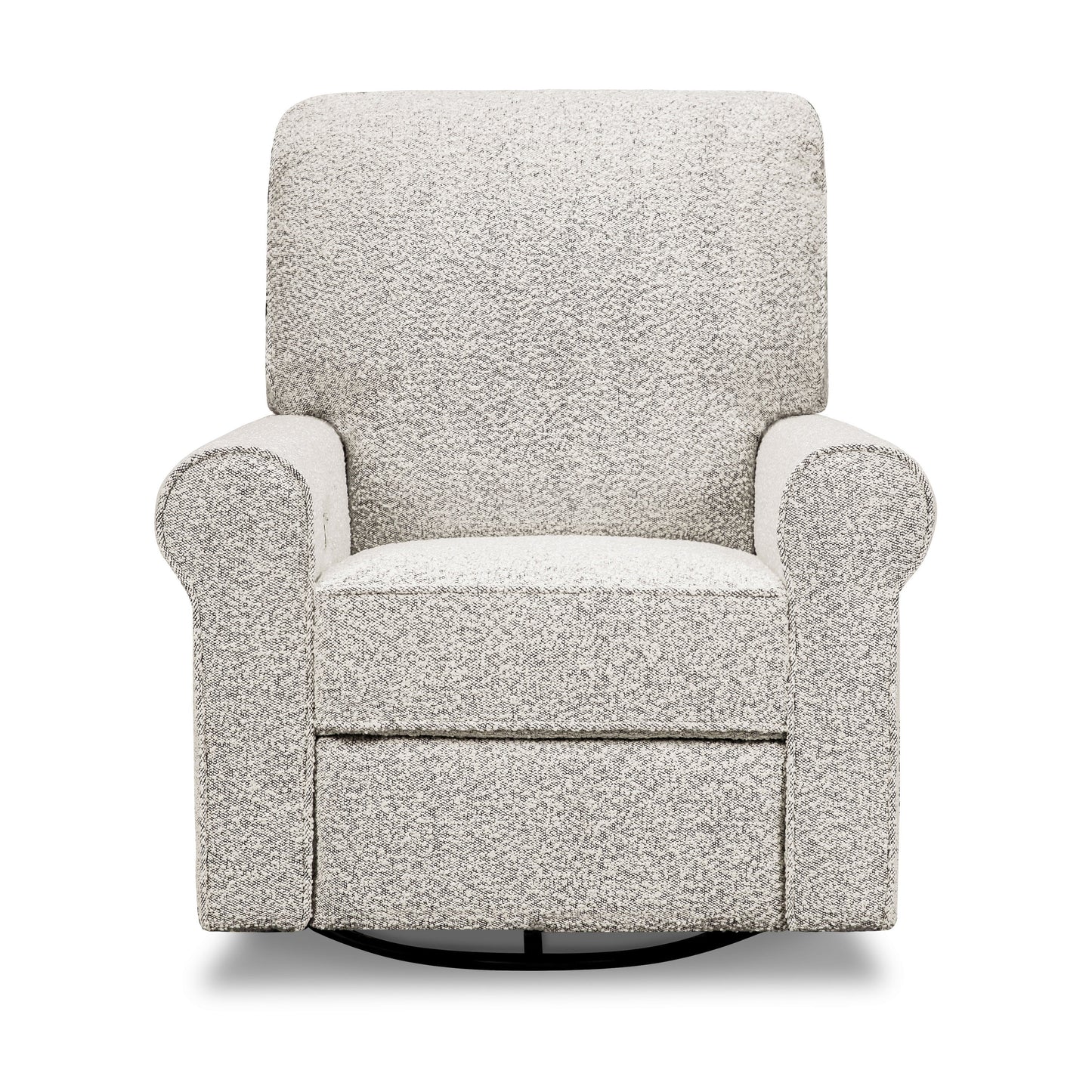 MONOGRAM BY NAMESAKE MONROE POWER RECLINER AND SWIVEL GLIDER IN BOUCLE Black White Boucle