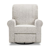 MONOGRAM BY NAMESAKE MONROE POWER RECLINER AND SWIVEL GLIDER IN BOUCLE Black White Boucle