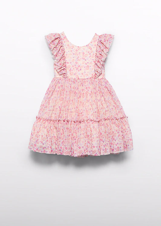 ABEL & LULA TULLE PRINTED DRESS