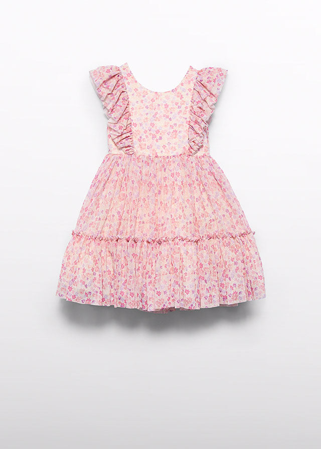 ABEL & LULA TULLE PRINTED DRESS
