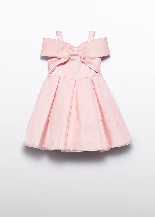 ABEL & LULA ORGANZA BOW DRESS