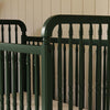 Liberty 3-in-1 Convertible Spindle Crib w/Toddler Bed Conversion Kit in Dusty Rose