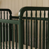Liberty 3-in-1 Convertible Spindle Crib w/Toddler Bed Conversion Kit in Dusty Rose
