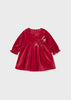 MAYORAL VELVET DRESS - RED