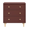 BABYLETTO LOLLY 3-DRAWER CHANGER DRESSER WITH REMOVABLE CHANGING TRAY