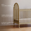 Alouette 3-in-1 Convertible Spindle Crib in Washed Pine