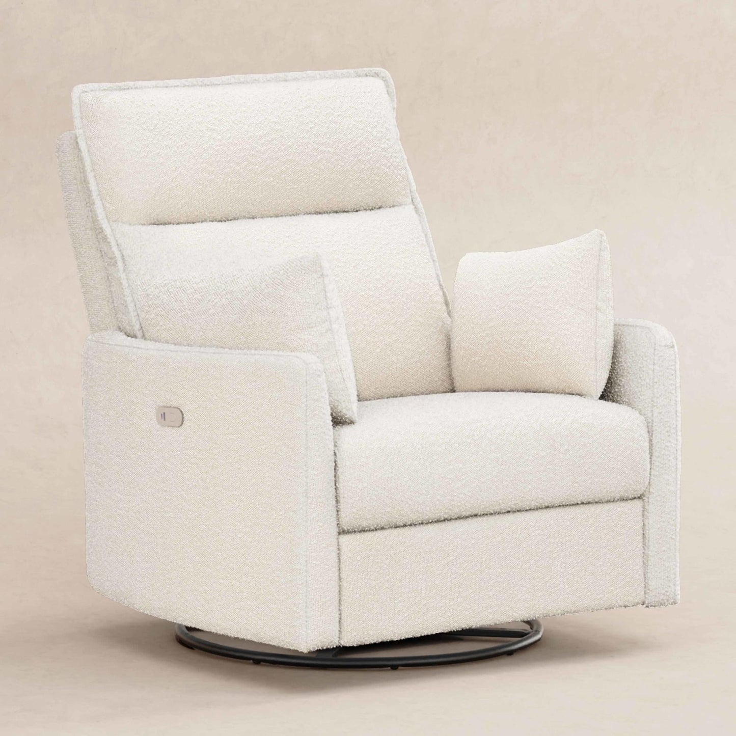 BABYLETTO NORI EXTRA WIDE ELECTRONIC RECLINER & SWIVEL GLIDER WITH USB PORT