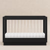 BABYLETTO HARLOW ACRYLIC 3-IN-1 CONVERTIBLE CRIB WITH TODDLER BED CONVERSION KIT