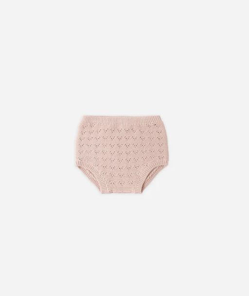 QUINCY MAE KNIT BLOOMER - BLUSH