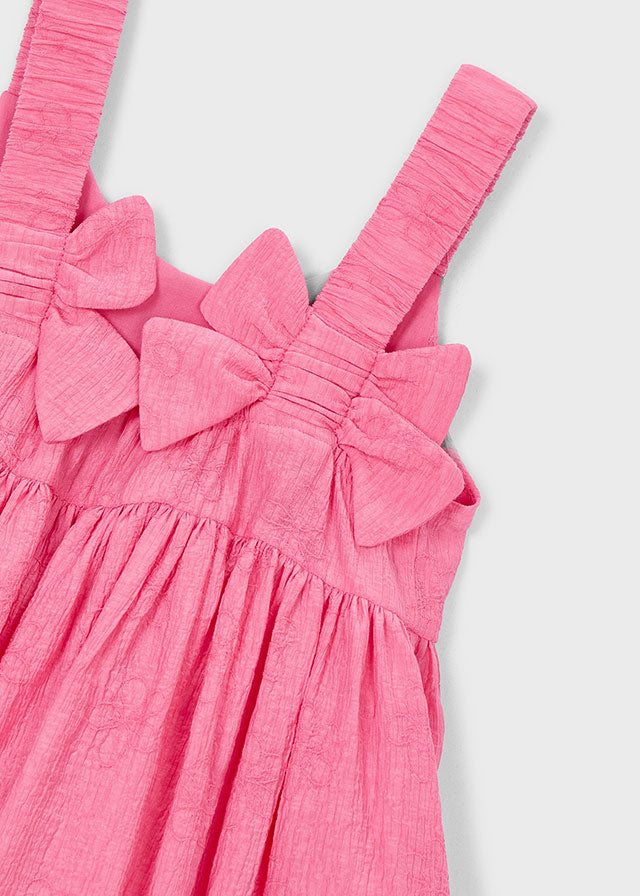 MAYORAL GIRL BACK FLOWERS DRESS