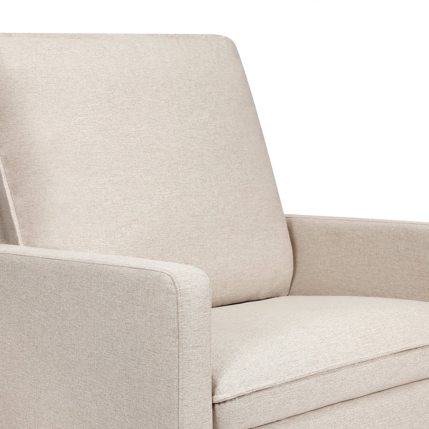 BABYLETTO CALI PILLOWBACK CHAIR AND A HALF GLIDER IN ECO-PERFORMANCE FABRIC | WATER REPELLENT & STAIN RESISTANT