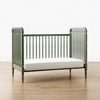 Liberty 3-in-1 Convertible Spindle Crib w/Toddler Bed Conversion Kit in Dusty Rose