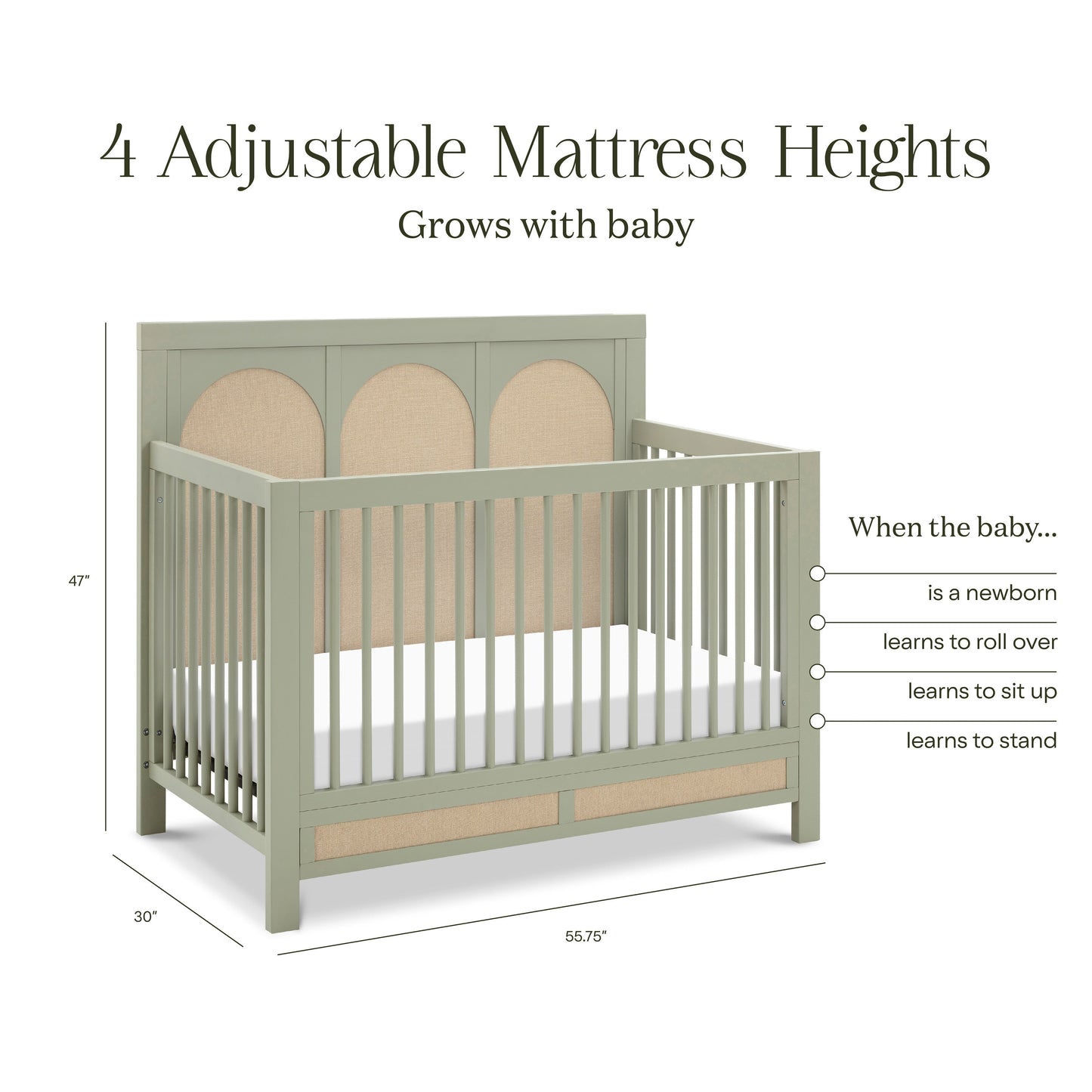 NAMESAKE ELOISE 4-IN-1 CONVERTIBLE CRIB
