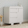 Yuzu 3-Drawer Changer Dresser in White/Natural
