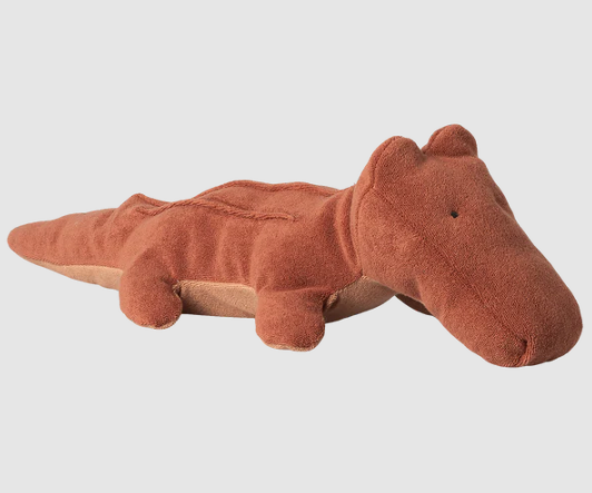 SAFARI FRIENDS, CROCODILE, MEDIUM - VINTAGE ROSE