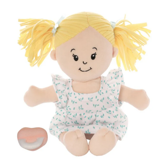 LOVE, STELLA DOLL PEACH WITH BLONDE PIGTAILS