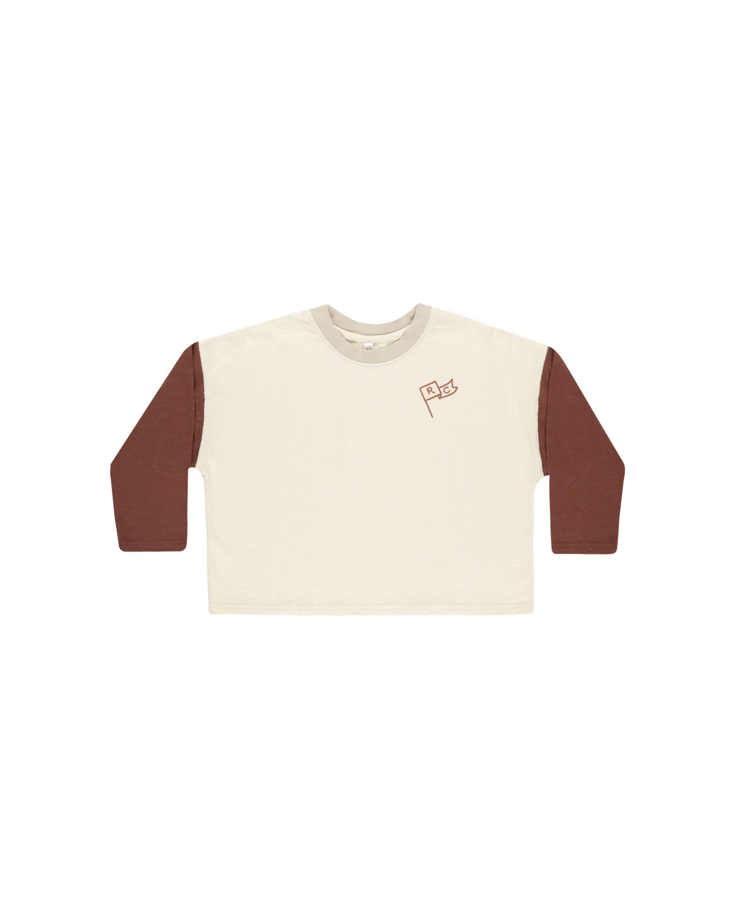 RYLEE AND CRU CAMDEN LONG SLEEVE TEE FLAG