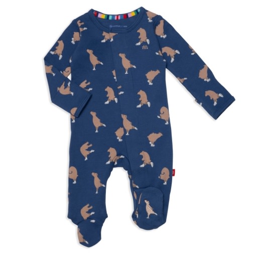 GLIDING THROUGH LIFE ORGANIC COTTON FOOTIE