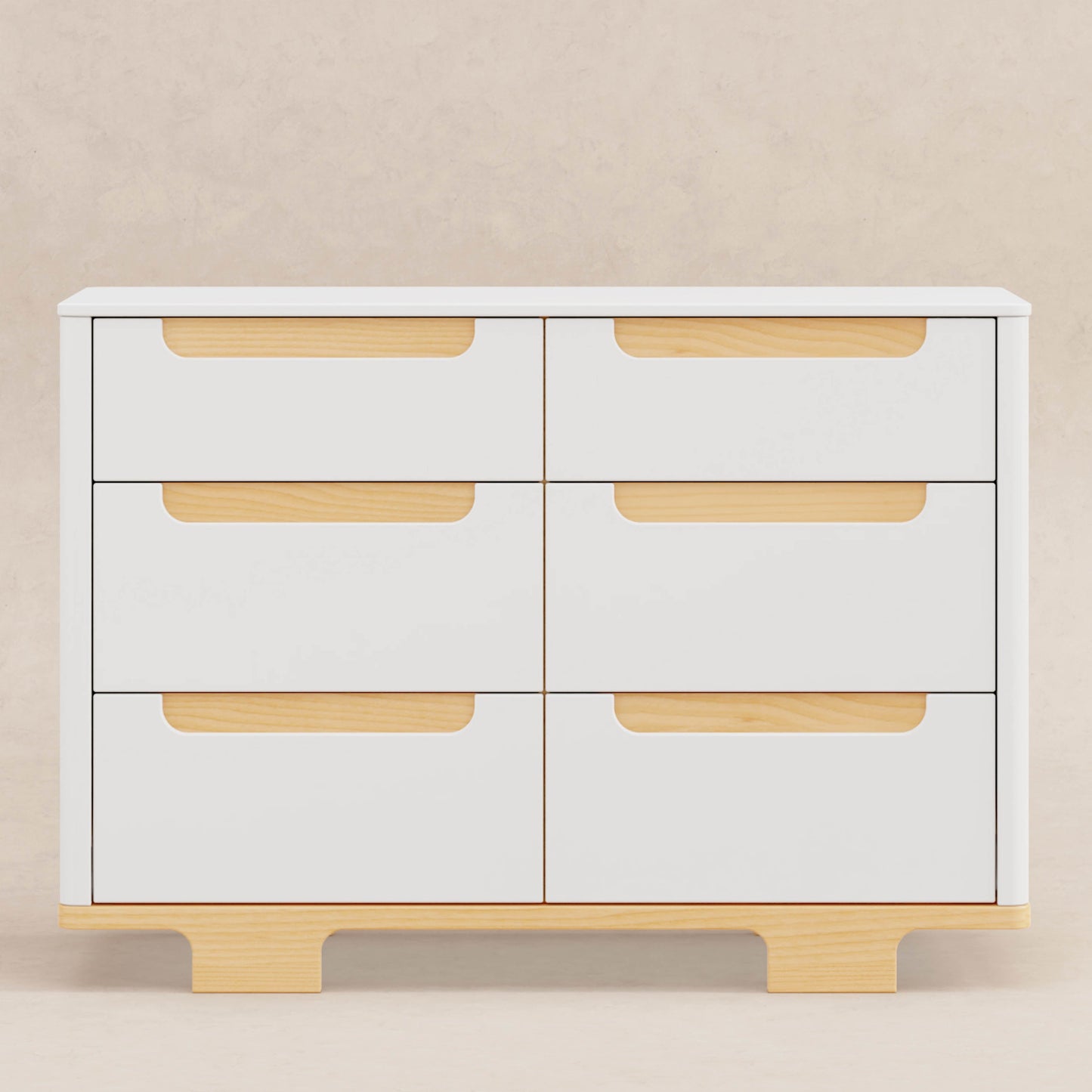 Yuzu 6-Drawer Dresser in Natural Walnut