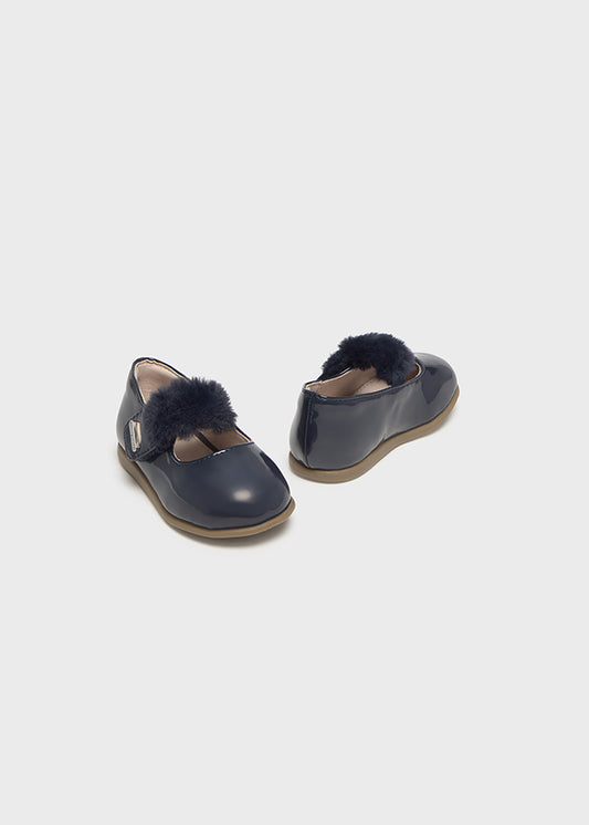 MAYORAL BABY PATENT LEATHER MARY JANES - NAVY