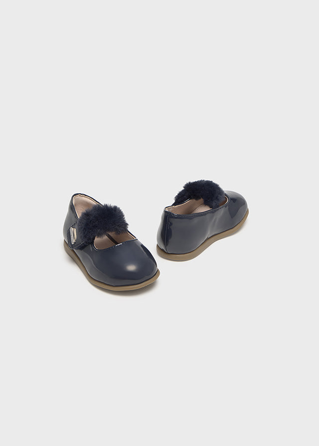 MAYORAL BABY PATENT LEATHER MARY JANES - NAVY
