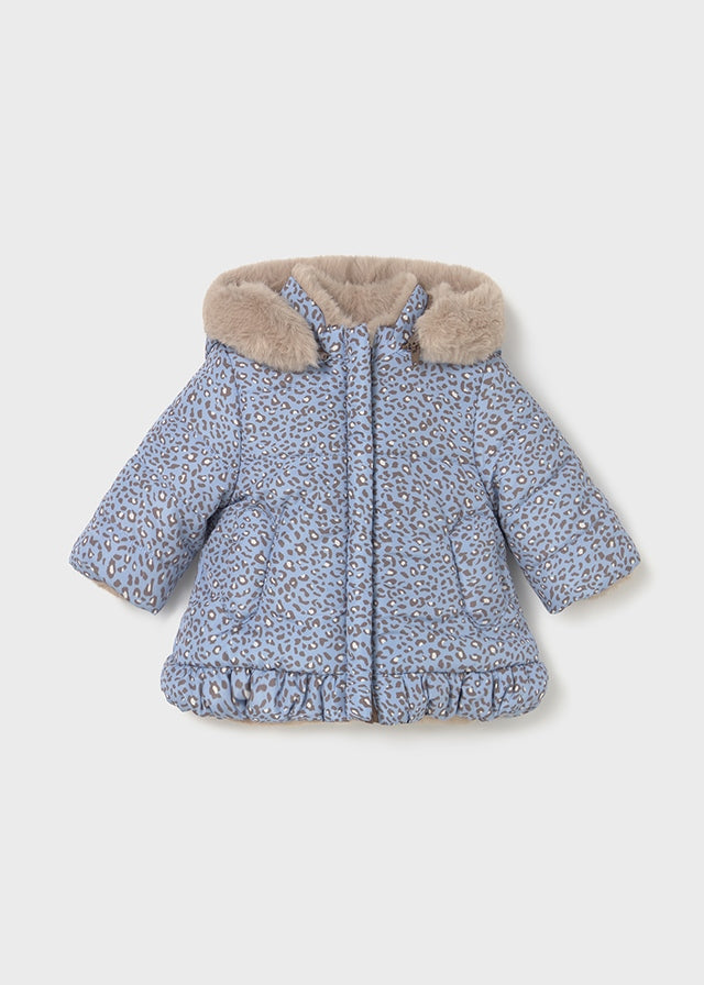 MAYORAL GIRL REVERSIBLE COAT - DREAM BLUE