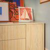 Pogo Tambour Assembled Dresser in Olive