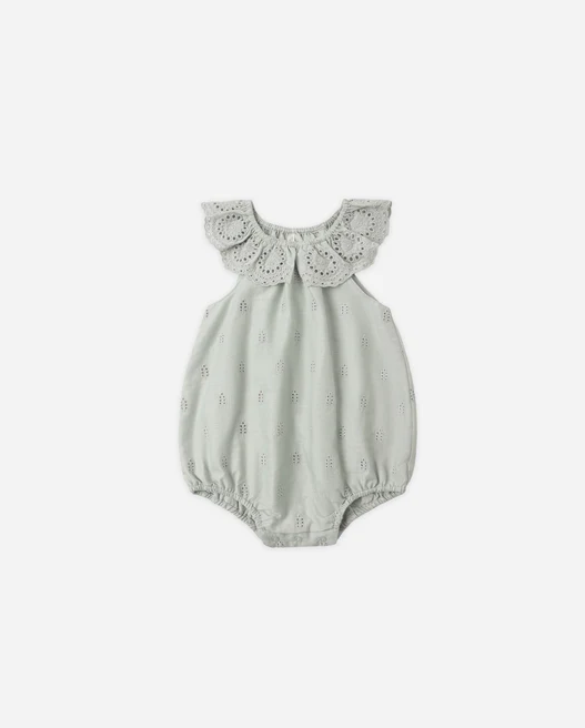 RYLEE + CRU MYLA ROMPER SEAFOAM
