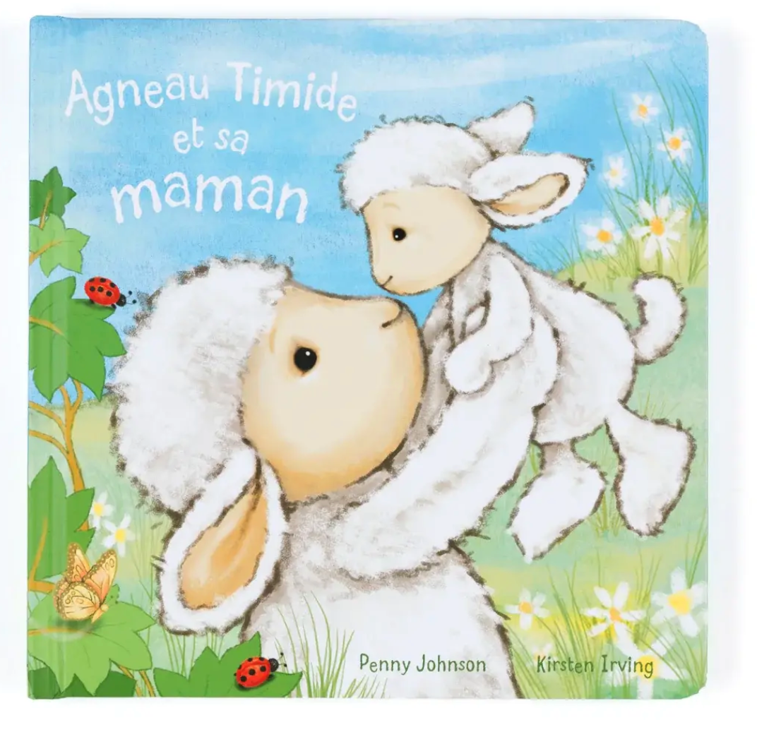 JELLYCAT FRENCH BOOK - AGNEAU TIMIDE ET SA MAMAN LIVRE (MY MUM AND ME)