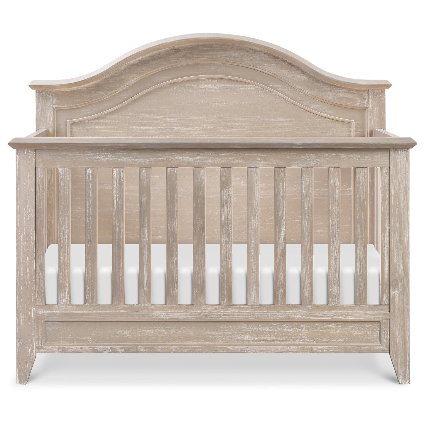 MONOGRAM BY NAMESAKE BECKETT RUSTIC 4-IN-1 CONVERTIBLE CURVE TOP CRIB