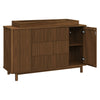 Pogo Tambour Assembled Dresser in Olive