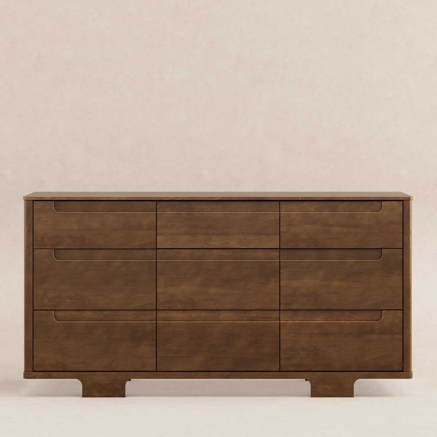 Yuzu 9-Drawer Dresser, Assembled in Natural Walnut