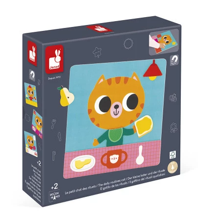 THE DAILY ROUTINES CAT MAGNETIC GAME