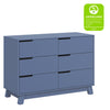 Hudson 6-Drawer Double Dresser, Assembled in Honey