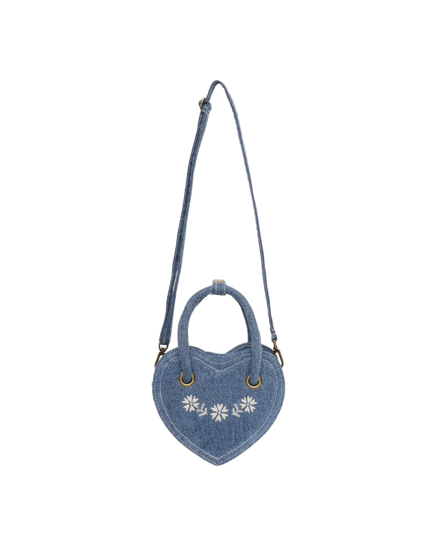 HEART PURSE || INDIGO