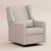 Kiwi Glider Recliner w/ Electronic Control and USB in Ivory Boucle w/Gold Base