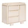 Yuzu 3-Drawer Changer Dresser in White/Natural