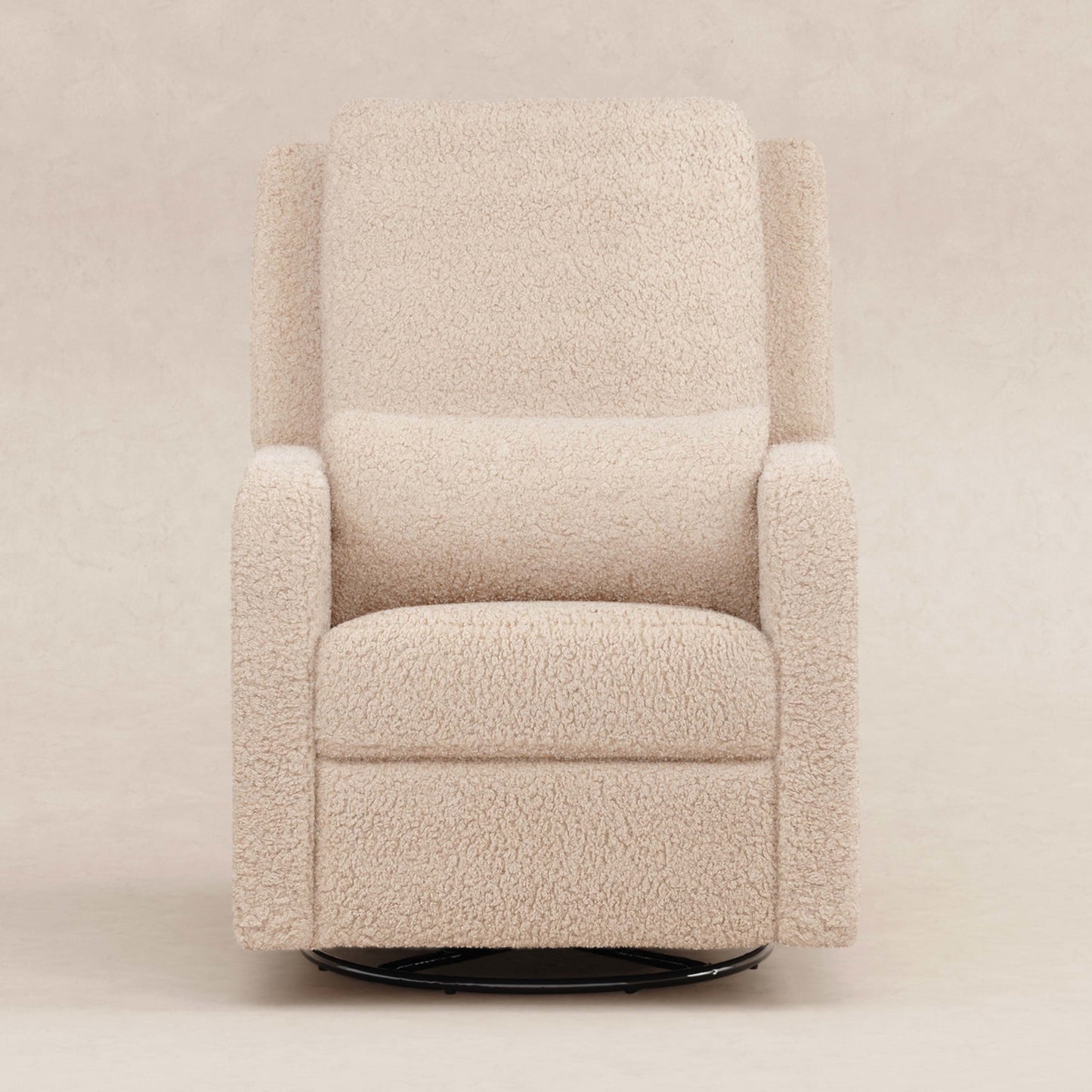 BABYLETTO SIGI RECLINER AND SWIVEL GLIDER IN SHEARLING