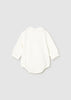 MAYORAL GIRL COLLARED BODYSUIT CREAM