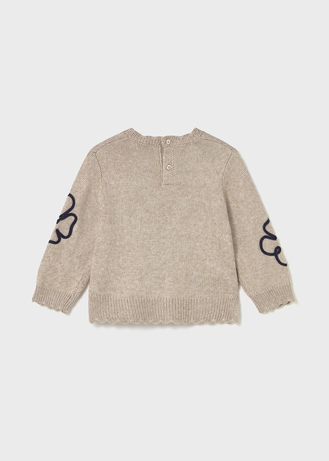 MAYORAL SOFT KNIT SWEATER HEATHER TOFFEE