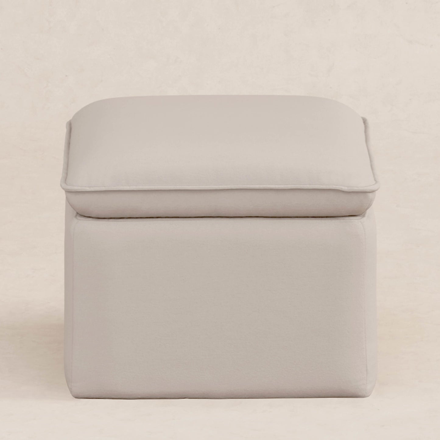 BABYLETTO CALI STORAGE OTTOMAN IN ECO-PERFORMANCE FABRIC | WATER REPELLENT & STAIN RESISTANT