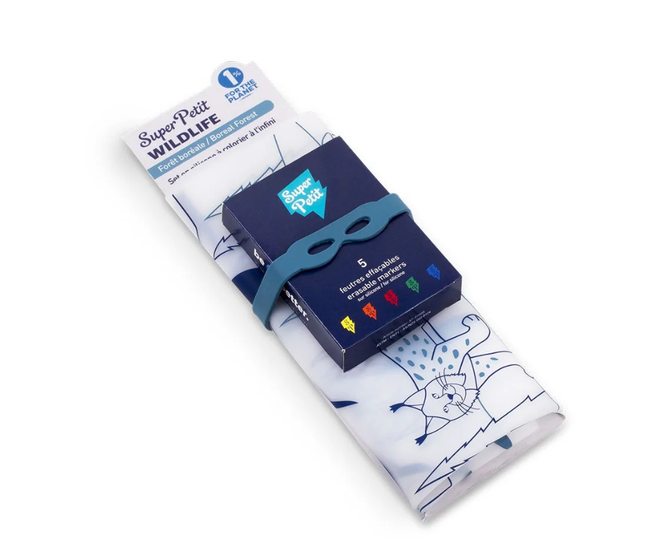 SILICONE COLORING SET BOREAL FOREST