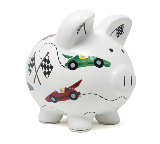 VROOM RACE CAR BANK