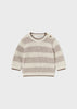 MAYORAL STRIPED SWEATER- TIRAMISU